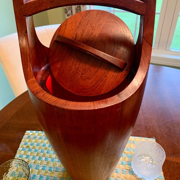 Dansk Teak Ice Bucket - Picture 4 of 6